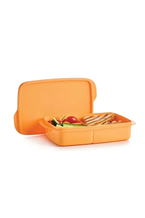 Tupperware Bölmeli Beslenme Kutusu Turuncu 1 Litre