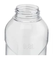 QUECHUA 0,8 L Şeffaf Outdoor Matara – Ecozen® Hafif Dayanıklı Kamp, Yürüyüş ve Günlük Su Şişesi