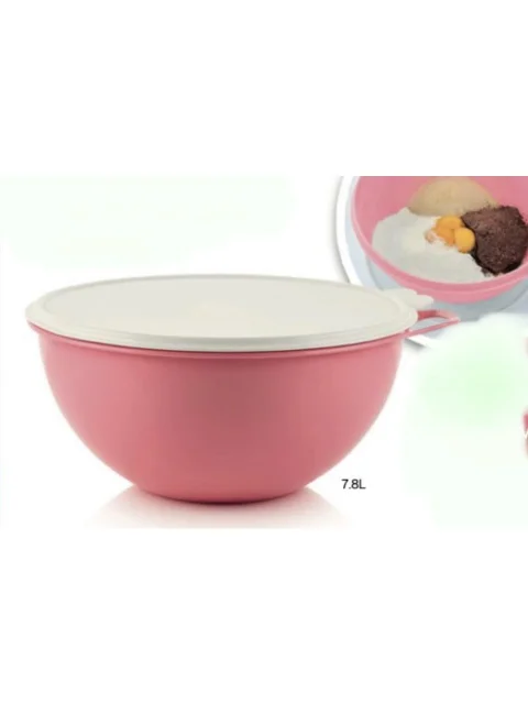 Tupperware Mikser Kabım 7.8 L Toz Pembe 2’li Set – Geniş Hacimli Pratik Karıştırma Kabı