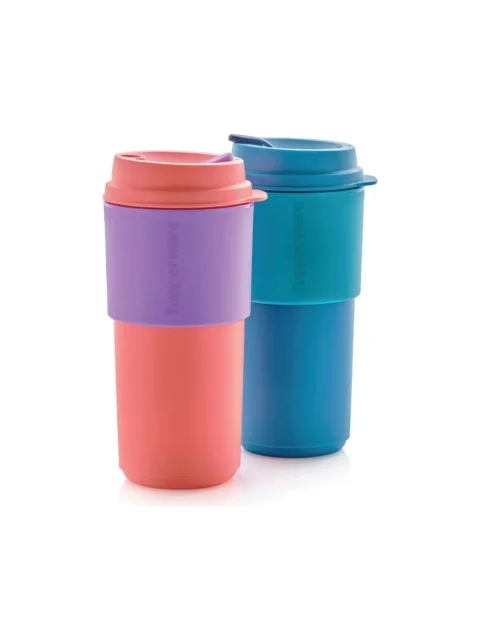 Tupperware Çay Kahve Taşıma Bardağı 490 ml - Ergonomik Tasarım, Sıcak ve Soğuk İçecekler İçin İdeal