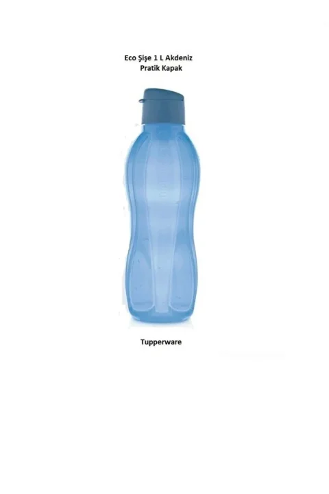 Tupperware Eko Şişe 1 Lt Akdeniz Mavisi Suluk - Matara