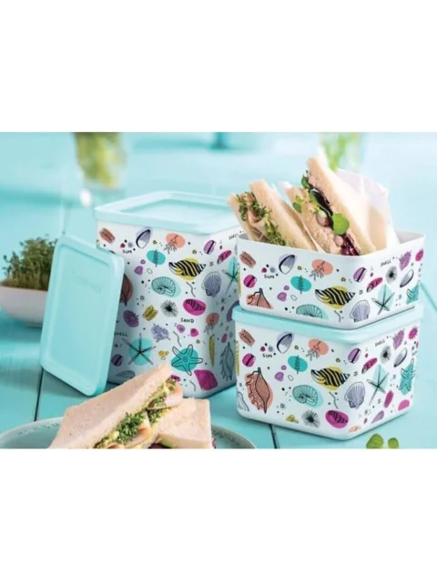 Tupperware Kübik Set 3’lü – Pratik & Modüler Saklama Çözümü!