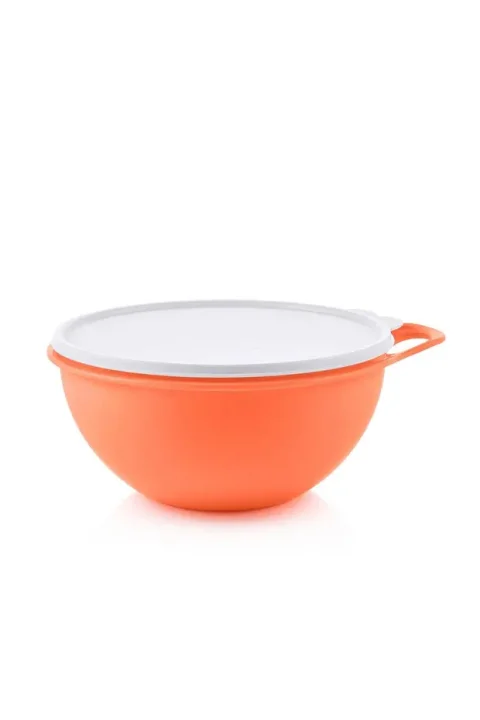 Tupperware Turuncu Miksim Gıda Hazırlama ve Karıştırma Kabı 1.3 Lt – Pratik ve Ergonomik