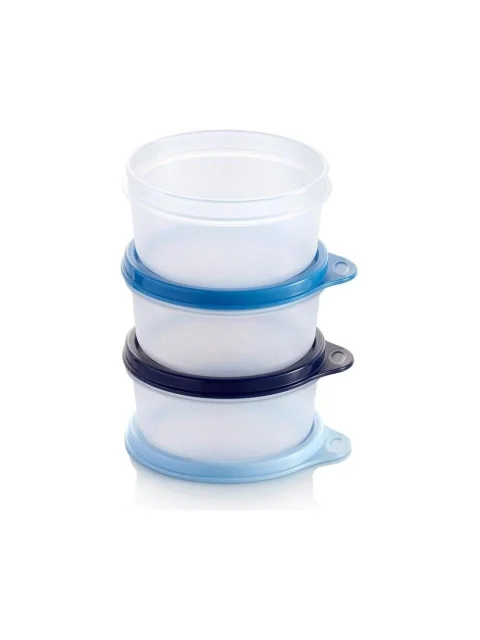 Tupperware Atıştırmalık Kaplar Beyaz 3'lü Set