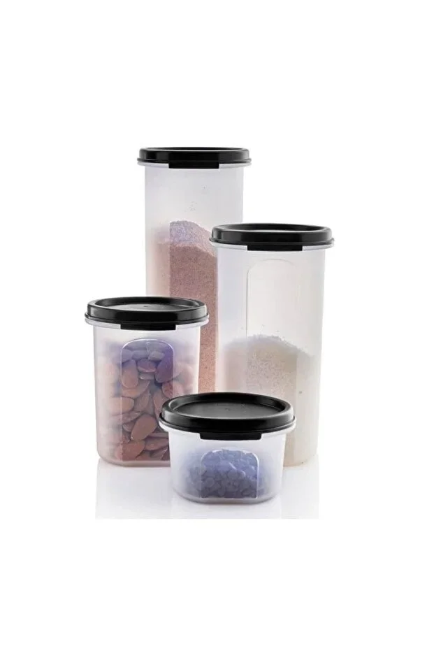 Tupperware Oval Yuvarlak 4 Lü Set