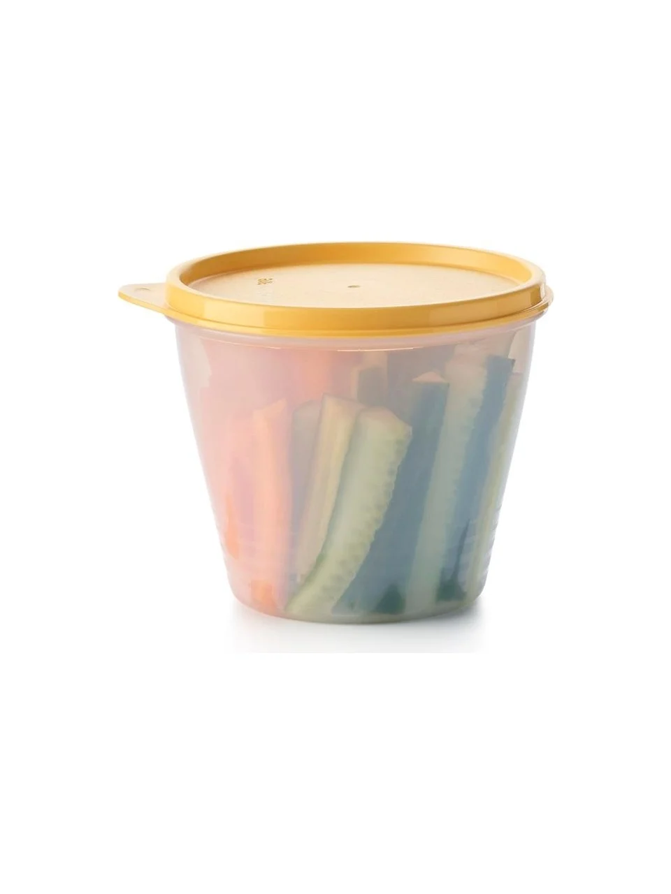 Tupperware Storage Container 800 ml with Yellow Lid – Airtight & Leak-Proof Food Keeper