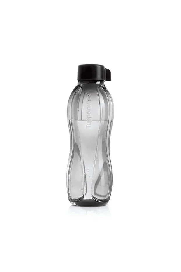 Tupperware Eko Şişe 1 Litre Vidalı Kapak - Siyah