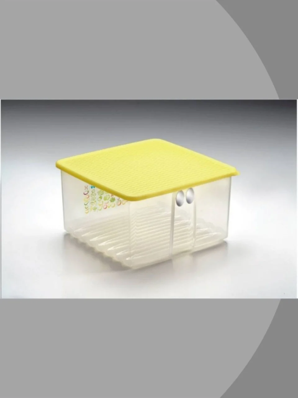 Tupperware Kare Tini Mini Hanım Sebze Meyve Buzdolabı Saklama Kabı