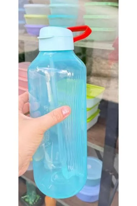 TUPPERWARE SULUK PİPETLİ 2 LİTRE MAVİ