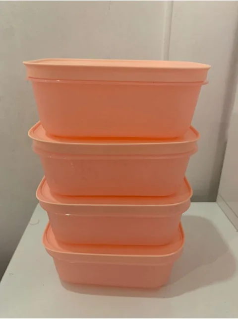 Tupperware Alaska 450 ml 4 Lü Set Pembe Sabahlar