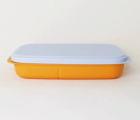Tupperware Bölmeli Beslenme Kutusu 590 Ml Turuncu Saklama Kabı
