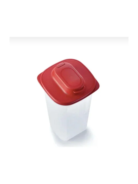 Tupperware Çok Amaçlı Sürahi 2 Litre Kırmızı Kapaklı Yeni