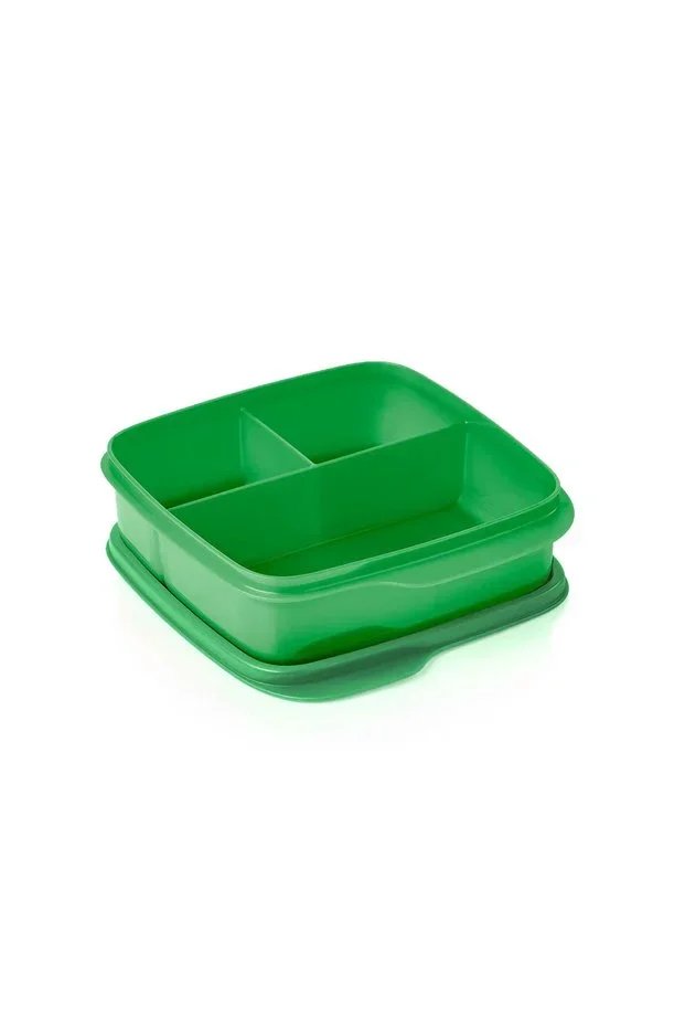 Tupperware Bölmeli Beslenme 550 ml Yeşil